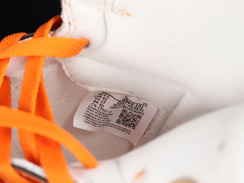 All categories Air Jordan Jordan series basketball shoes Air Jordan 1 High Air Jordan 1 High "Starfish" AJ1 Joe 1 white orange high-top basketball shoes DO9369-101
